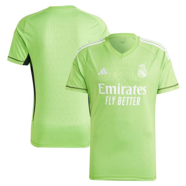 Real Madrid Home Goalkeeper Shirt 2023-24 Custom Jersey - Green - Jersey Teams World
