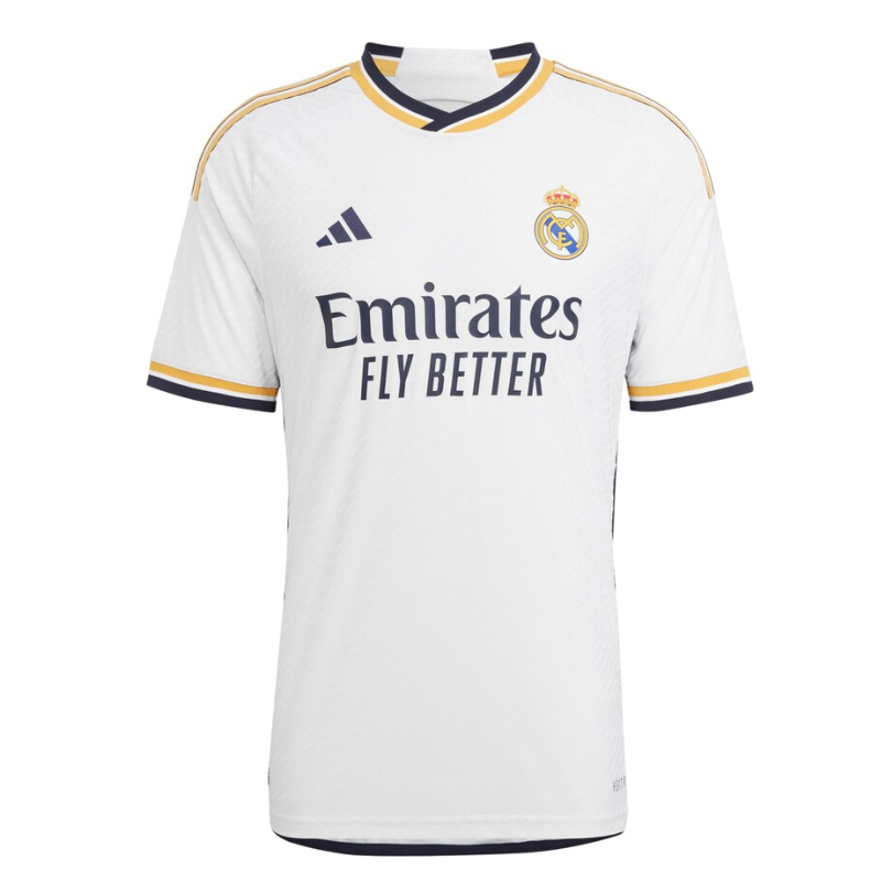 Real Madrid Home Shirt 2023-24 with Bellingham 5 printing Jersey - White - Jersey Teams World