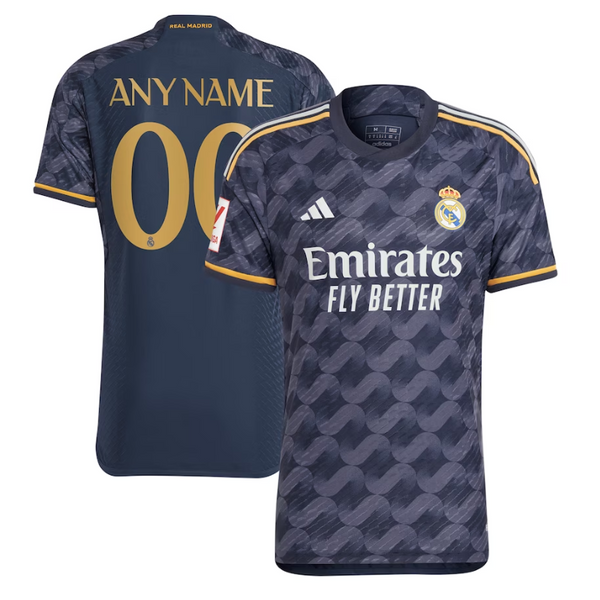 Real Madrid Adidas 2023/24 Away Custom Jersey - Navy