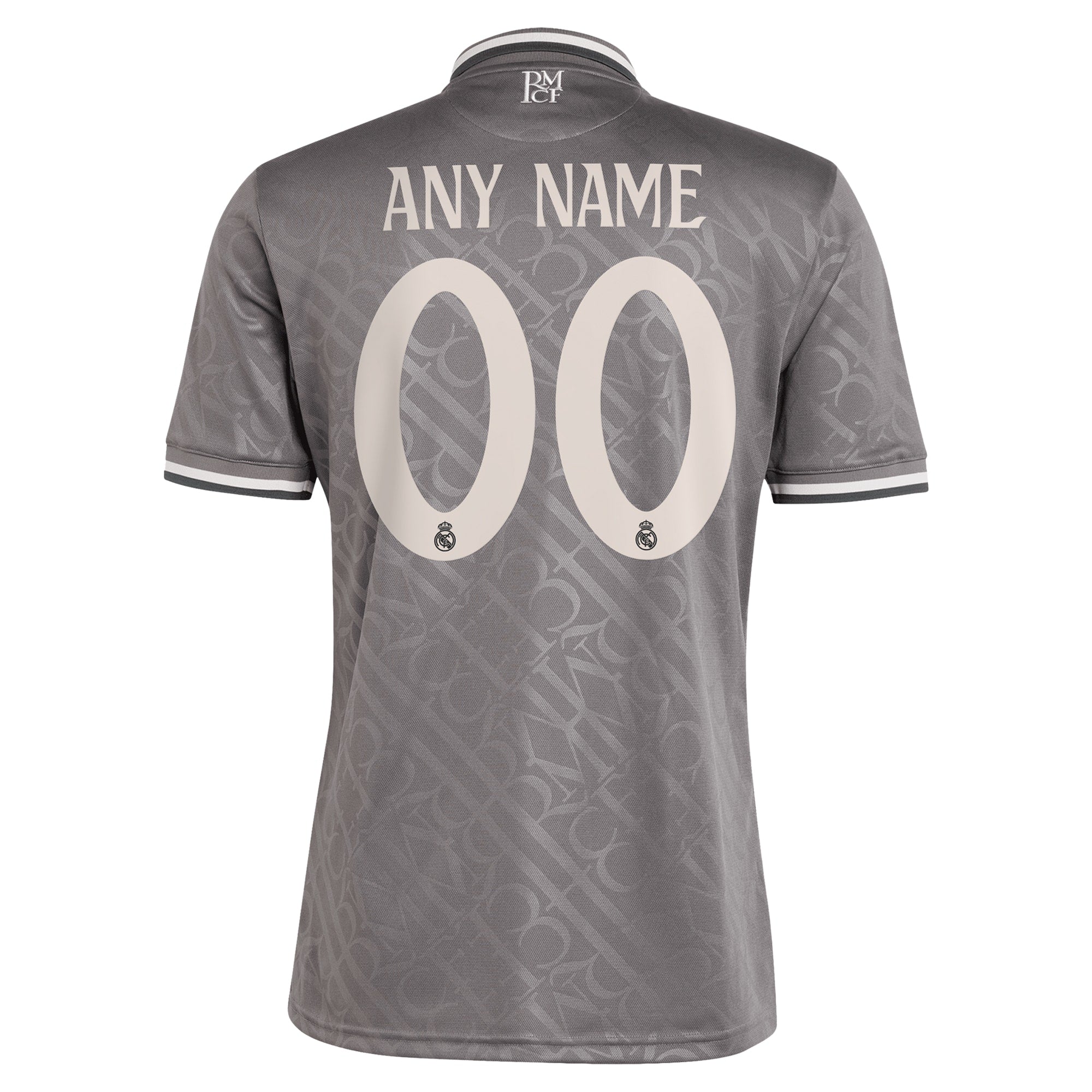 Real Madrid adidas 2024/25 Third Custom Jersey - Charcoal