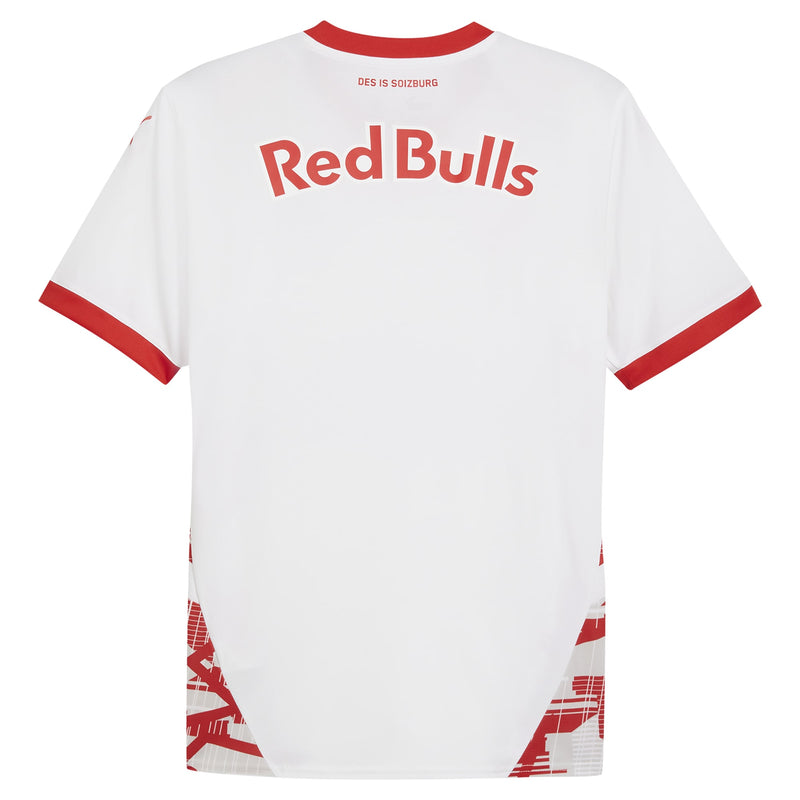 Red Bull Salzburg Puma 2024/25 Home Custom Jersey - White