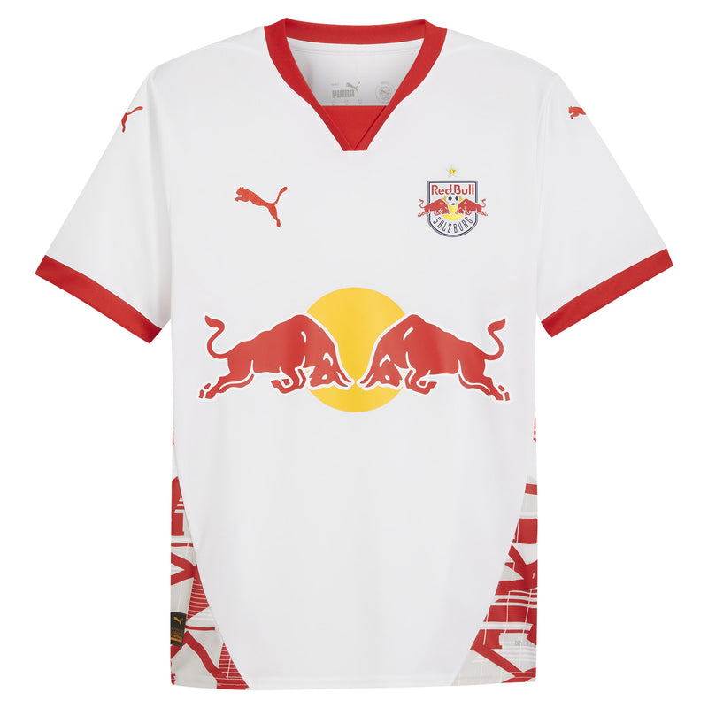 Red Bull Salzburg Puma 2024/25 Home Custom Jersey - White