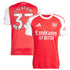 Riccardo Calafiori Arsenal adidas 2025/26 Home Player Jersey - Red