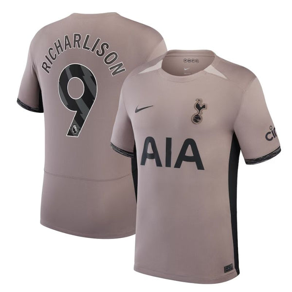 Richarlison Tottenham Hotspur Shirt 2023/24 Third Player Jersey – Tan
