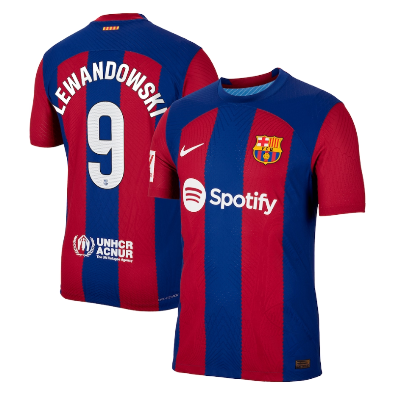 Robert Lewandowski Barcelona Shirt 2023/24 Home Jersey - Royal