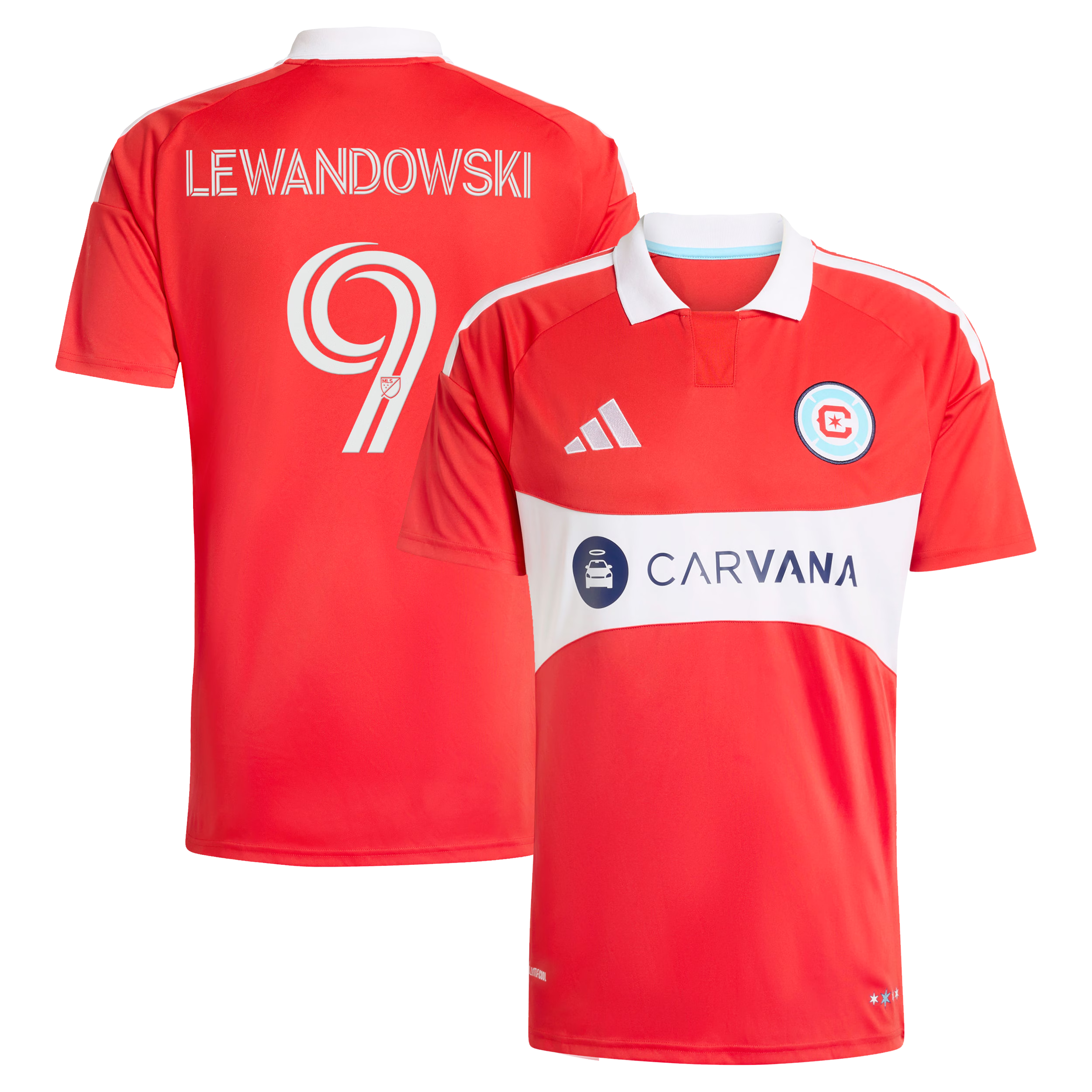 Robert Lewandowski Chicago Fire adidas 2026 Forever Red Replica Jersey - Red