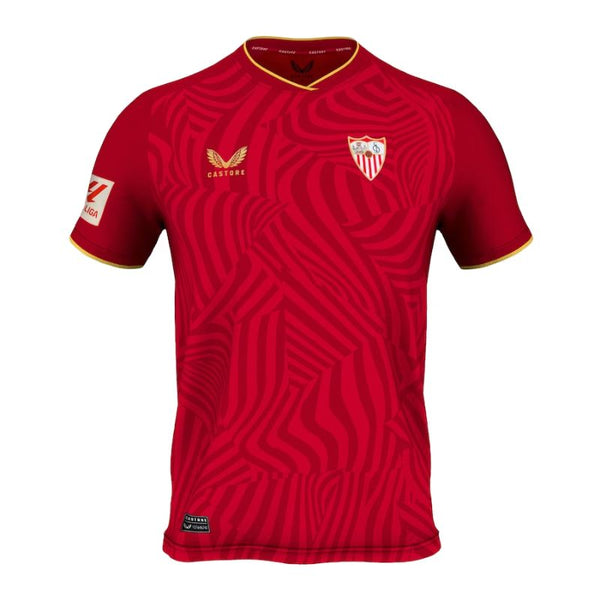 Sevilla Away Shirt 2023-24 Custom Jersey - Red