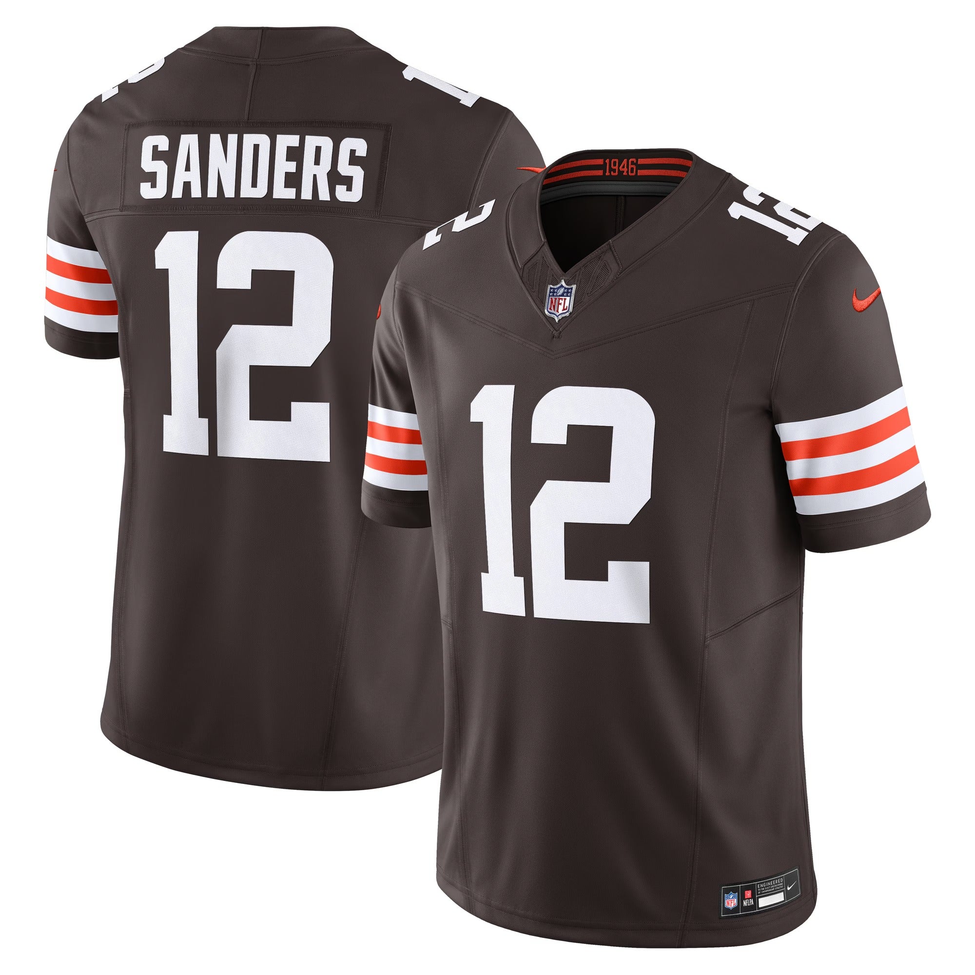 Cleveland Browns Shedeur Sanders Nike Limited Vapor F.U.S.E. Jersey – Brown - Jersey Teams World