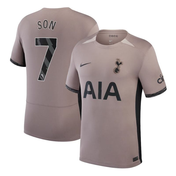 Son Heung-Min Tottenham Hotspur Shirt 2023/24 Third Player Jersey – Tan