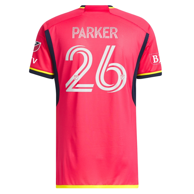 St. Louis City SC Tim Parker Unisex Shirt 2023/24 Player Jersey - Red - Jersey Teams World
