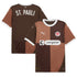 St. Pauli Puma 2024/25 Home Custom Jersey - Brown - Jersey Teams World