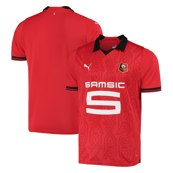 Stade Rennais FC Home Shirt 2023-24 Custom Jersey - Red