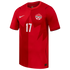 Tajon Buchanan Canada Soccer Nike 2026 Home Match Authentic Jersey - Red - Jersey Teams World