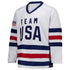 Team USA Unisex Elite Ice Hockey Jersey – Limited Edition – White/Navy/Red - Jersey Teams World