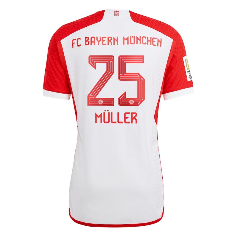 Thomas Müller Bayern Munich 2023/24 Home Jersey - White