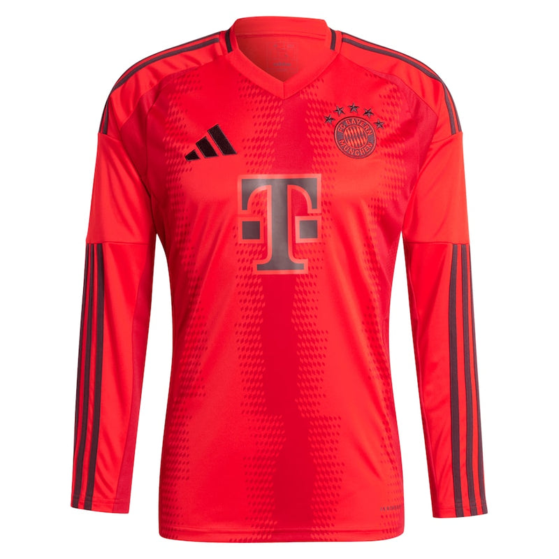 Thomas Müller Bayern Munich adidas 2024/25 Home  Long Sleeve Player Jersey - Red