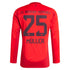 Thomas Müller Bayern Munich adidas 2024/25 Home  Long Sleeve Player Jersey - Red