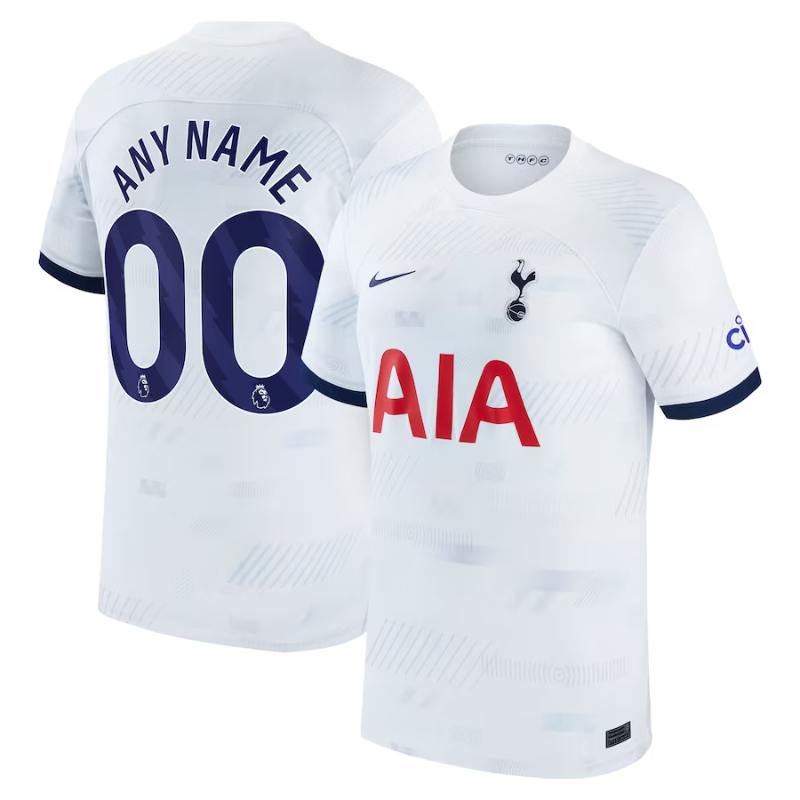 Tottenham Hotspur Home Shirt 2023/24 Custom Jersey - White - Jersey Teams World