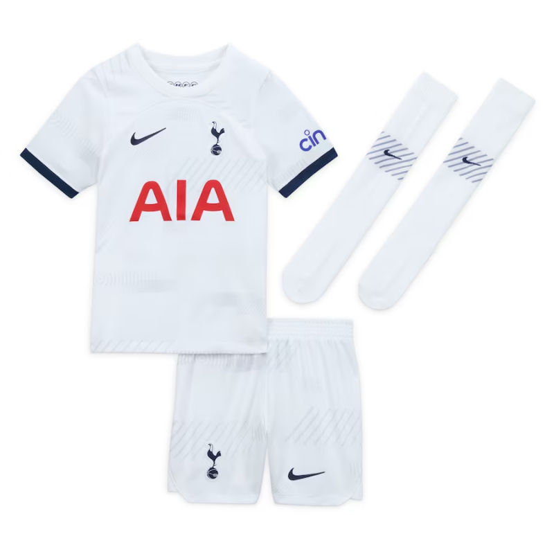 Tottenham Hotspur Home Stadium Kit 2023-24 - Little Kids - White