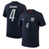 Tyler Adams USMNT 2026 Away Match Jersey Blue | Nike USA Soccer Jersey - Jersey Teams World
