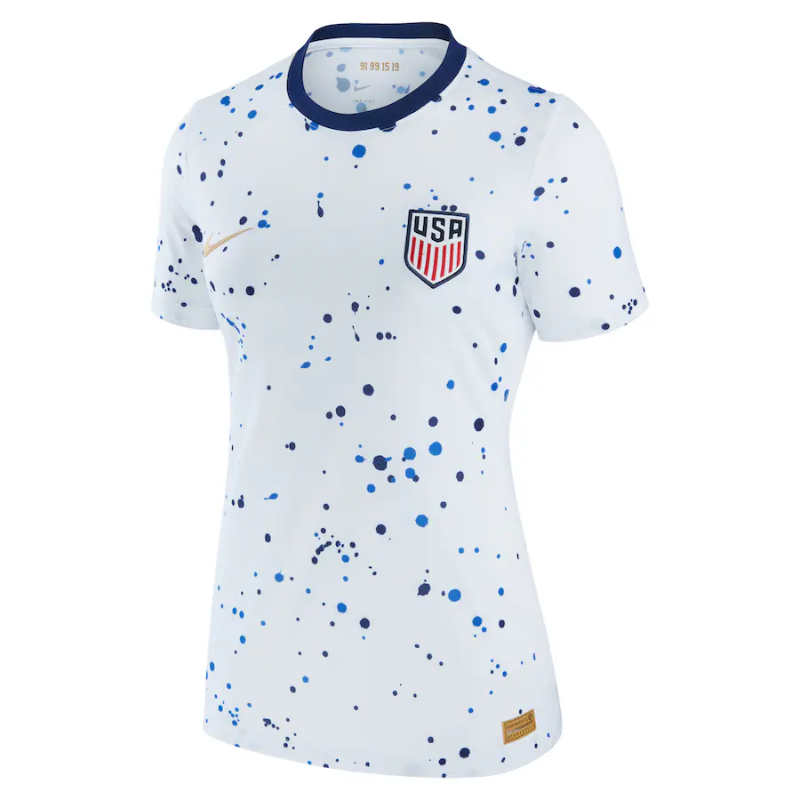 USMNT Women's 2023 Home  Jersey - White - Jersey Teams World
