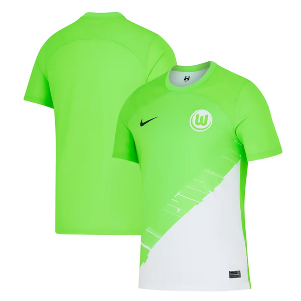 VfL Wolfsburg Home Stadium Shirt 2023-24 Custom Jersey - Green - Jersey Teams World