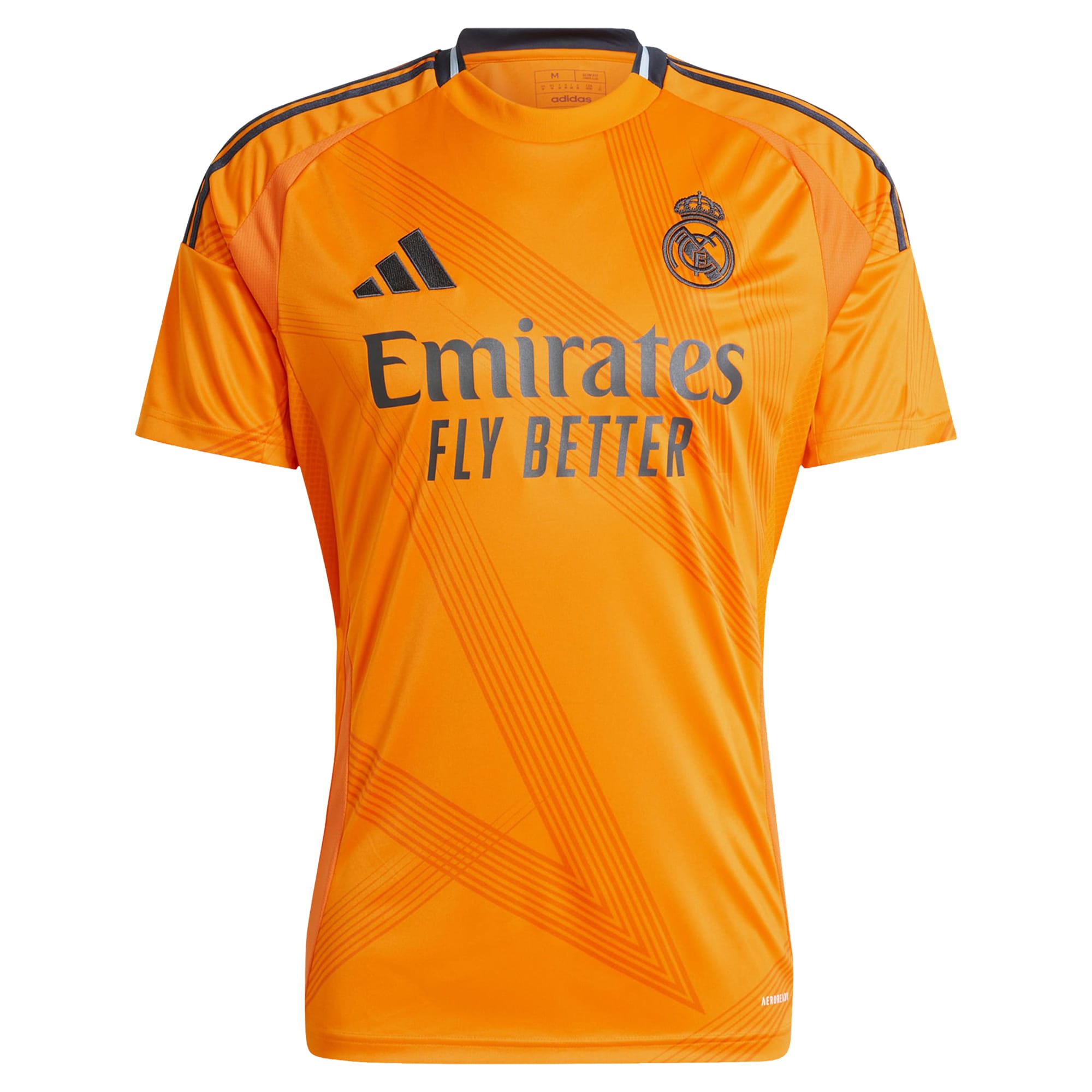 Vini Jr. Real Madrid adidas 2024/25 Away Player Jersey - Orange