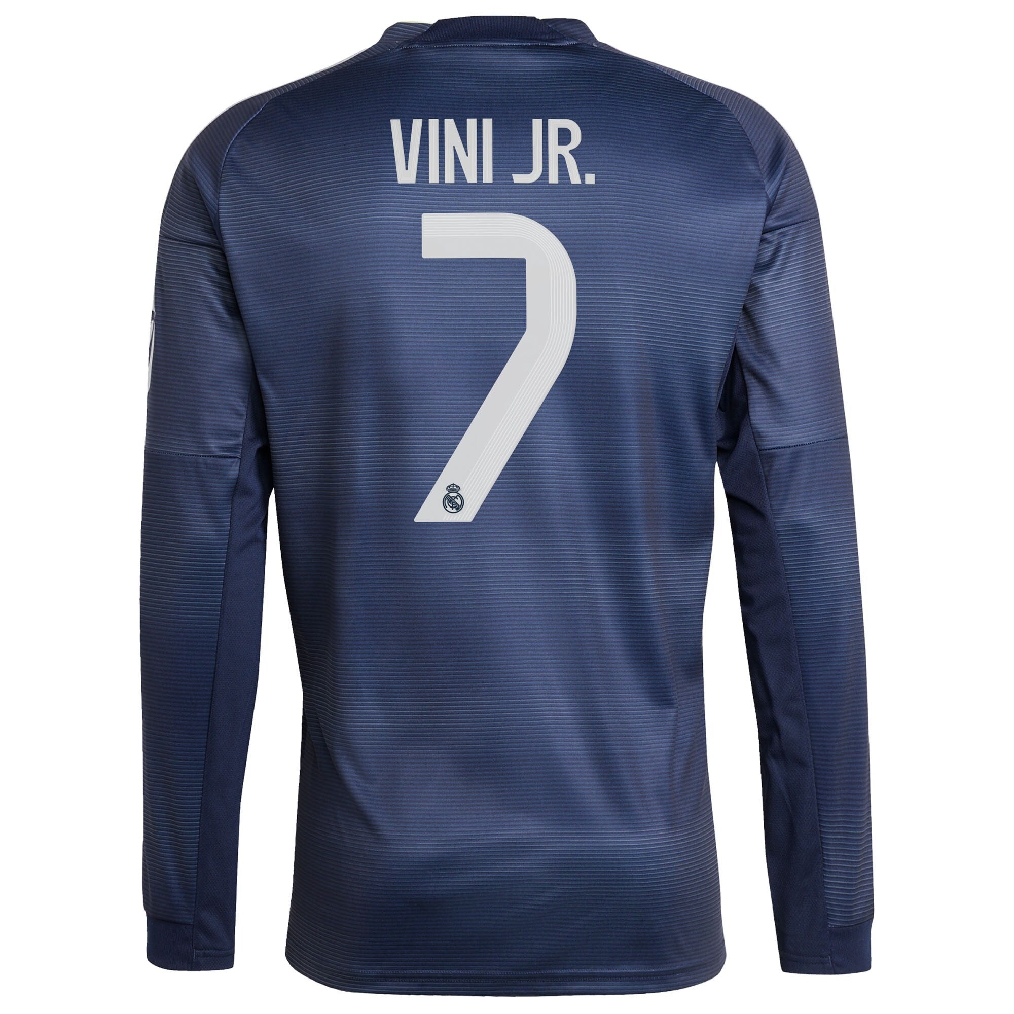 Vini Jr. Real Madrid adidas 2025/26 Home Long Sleeve Player Jersey - Blue