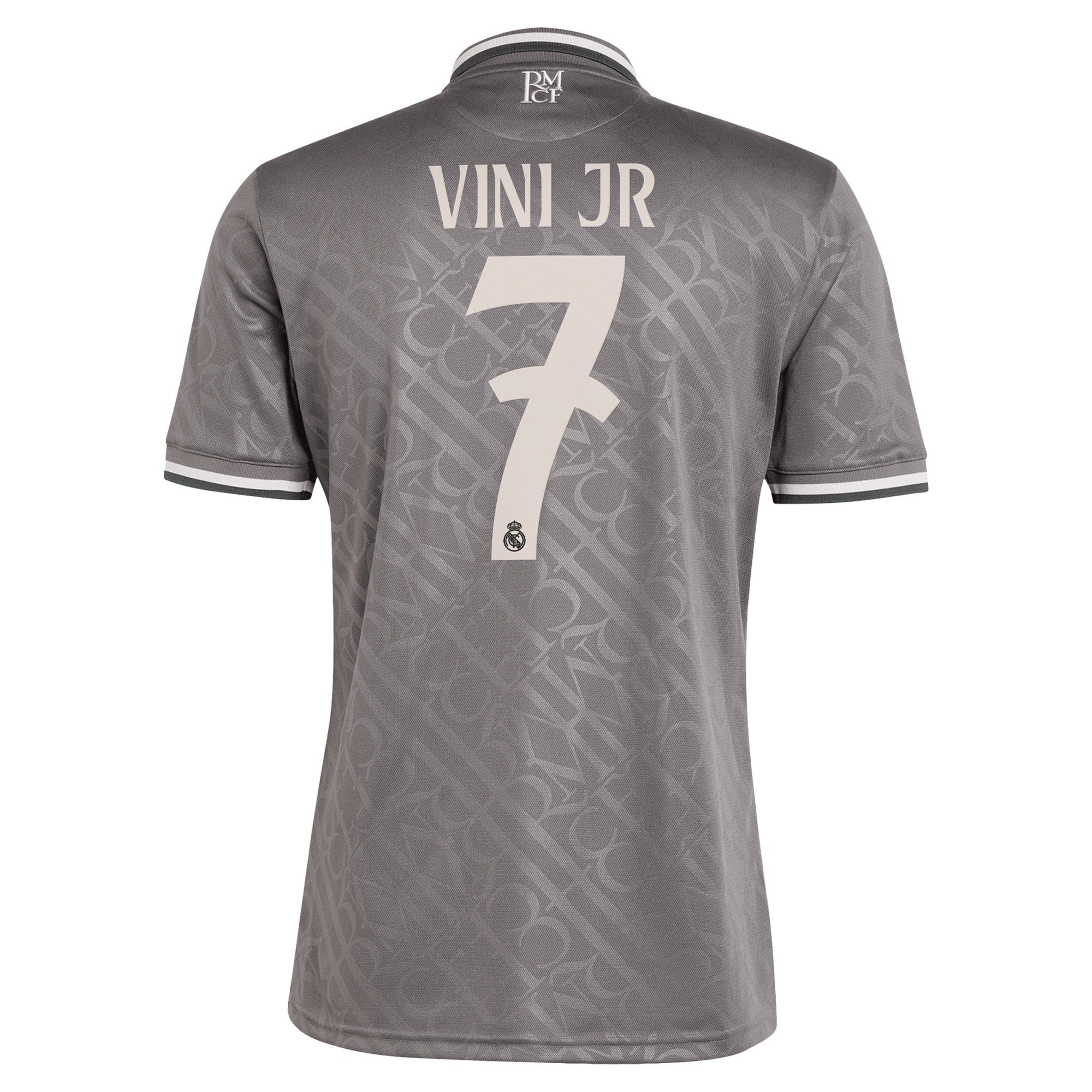 Vini Jr. Real Madrid adidas 2024/25 Third Player Jersey - Charcoal - Jersey Teams World