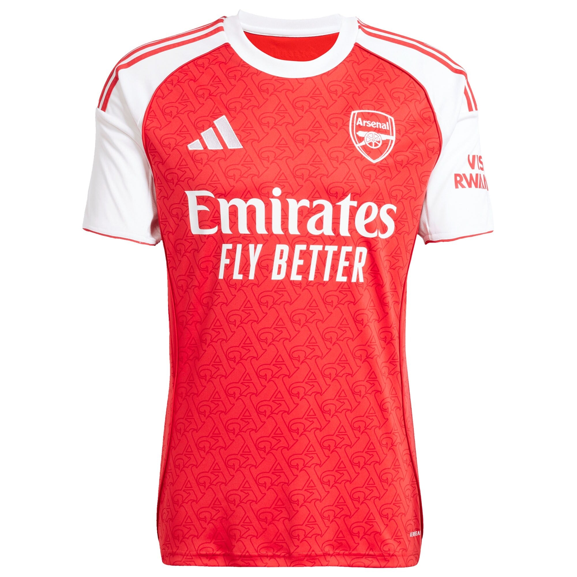 William Saliba Arsenal adidas 2025/26 Home Player Jersey - Red