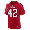 Josh Woods Atlanta Falcons Nike Team Game Jersey - Red