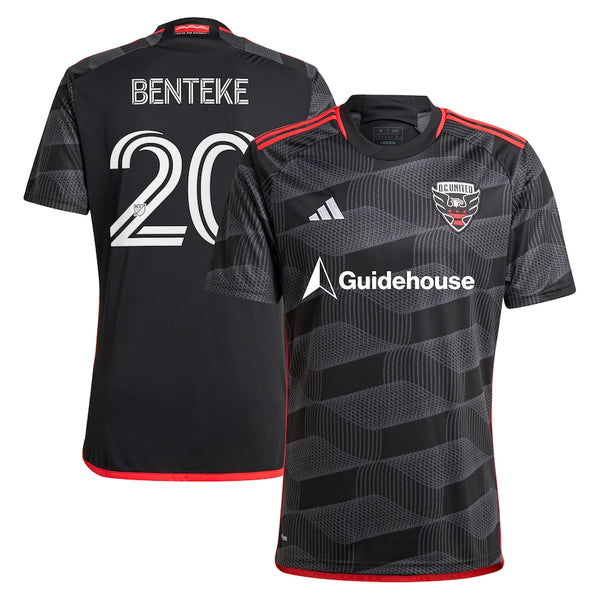 Christian Benteke D.C. United adidas 2024 The Icon Kit  Player Jersey – Black