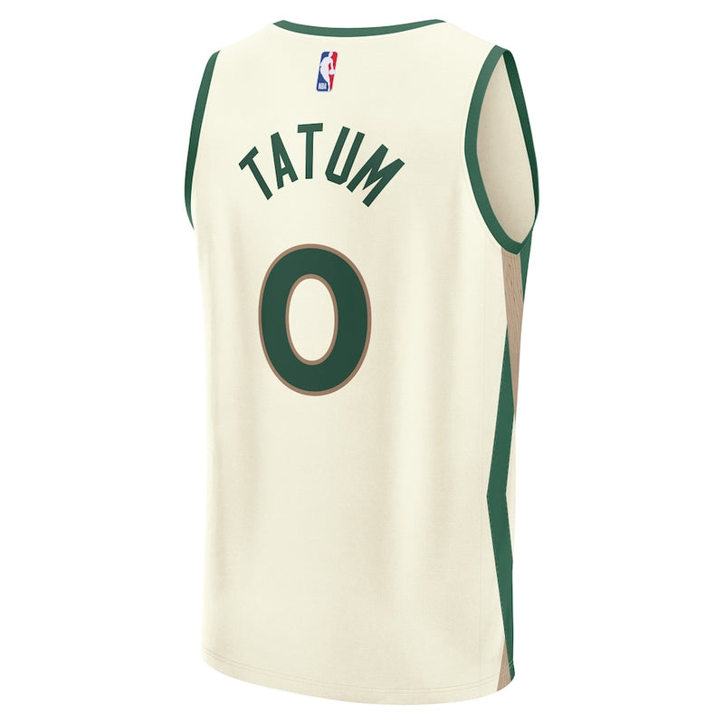 Jayson Tatum Boston Celtics Fanatics Branded 2023/24 Fast Break Jersey - White - City Edition