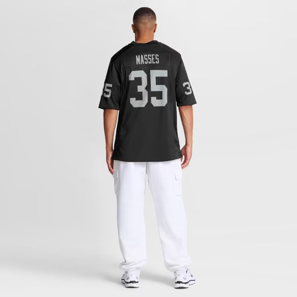 Hezekiah Masses Las Vegas Raiders Nike Team Game Jersey - Black