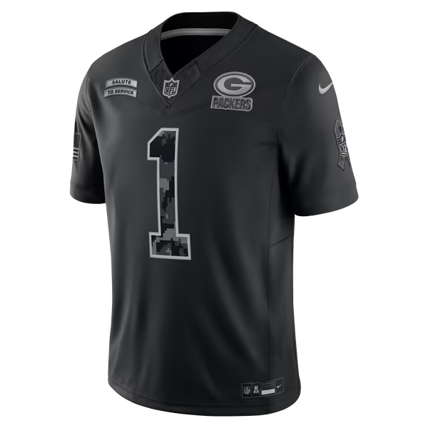 Micah Parsons Green Bay Packers Nike 2026 Salute to Service Stitched Limited Jersey - Black