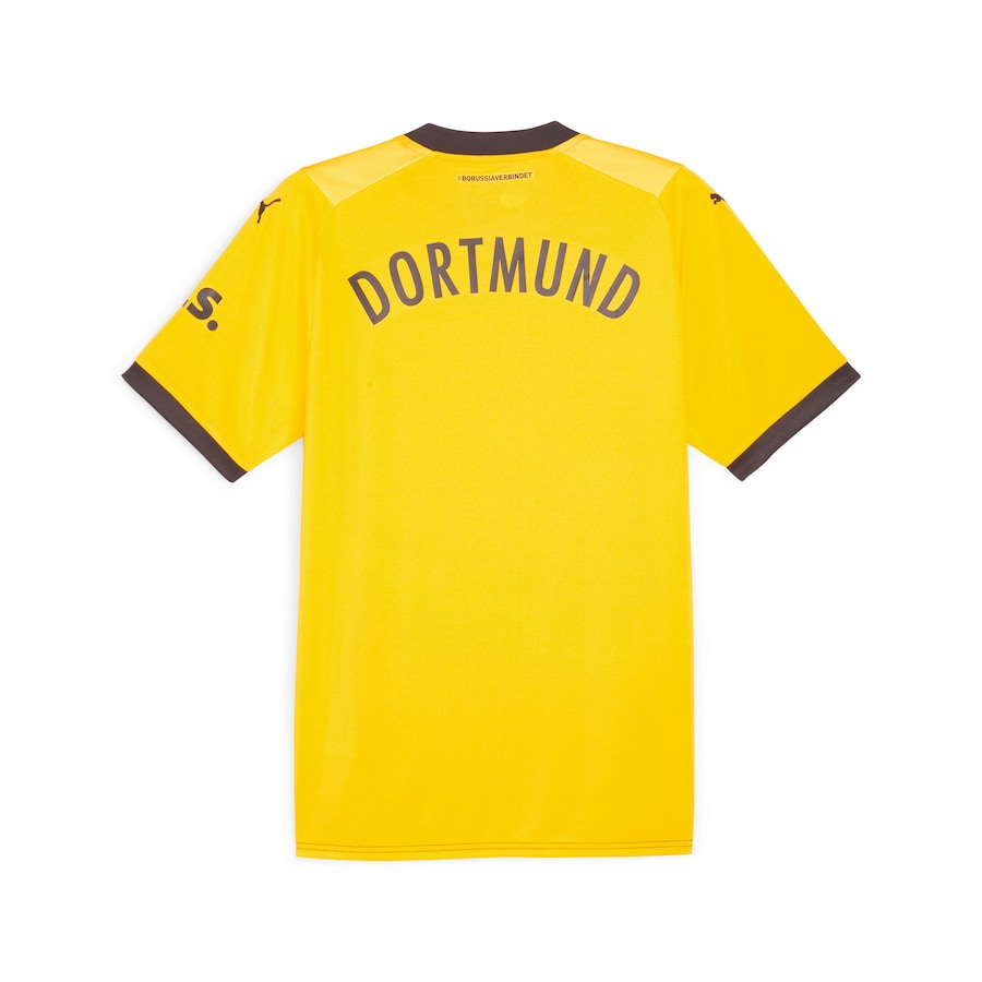 Borussia Dortmund Puma 2023/24 Home Custom Jersey - Yellow - Jersey Teams World