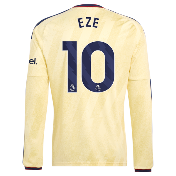 Eberechi Eze Arsenal adidas 2026/27 Third Replica Long Sleeve Jersey - Yellow