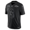 Lamar Jackson Baltimore Ravens Nike 2026 Salute to Service Stitched Limited Jersey - Black