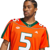 Andre Johnson Miami Hurricanes adidas Home It's Back Premier Jersey - Orange