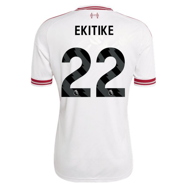 Hugo Ekitike Liverpool adidas 2026/27 Away Replica Jersey - White
