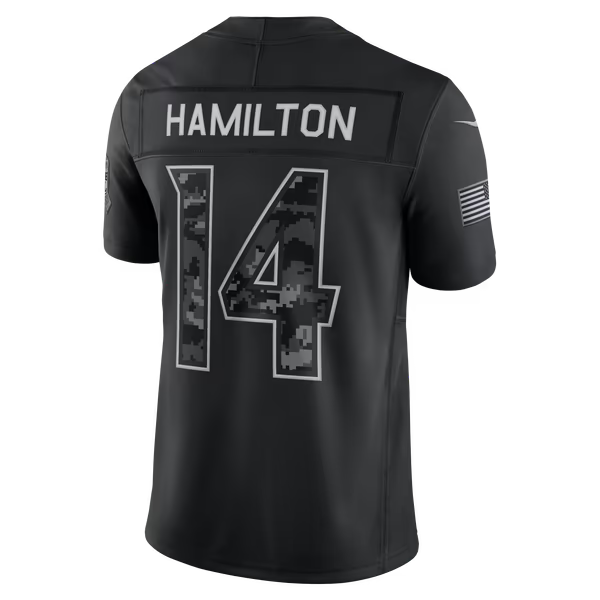 Kyle Hamilton Baltimore Ravens Nike 2026 Salute to Service Stitched Limited Jersey - Black