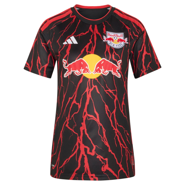 Adidas New York Red Bulls 2026 The Rooted Kit Replica Custom Jersey Black