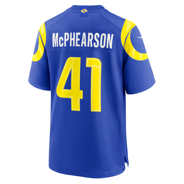 Zech McPhearson Los Angeles Rams Nike Team Game Jersey - Royal
