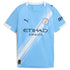 Puma Manchester City 2025/26 Home Replica Custom Youth Jersey Sky Blue