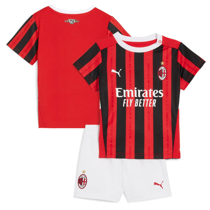 AC Milan PUMA Home Babykit 2024-25 Little Kids Custom Jersey - Red