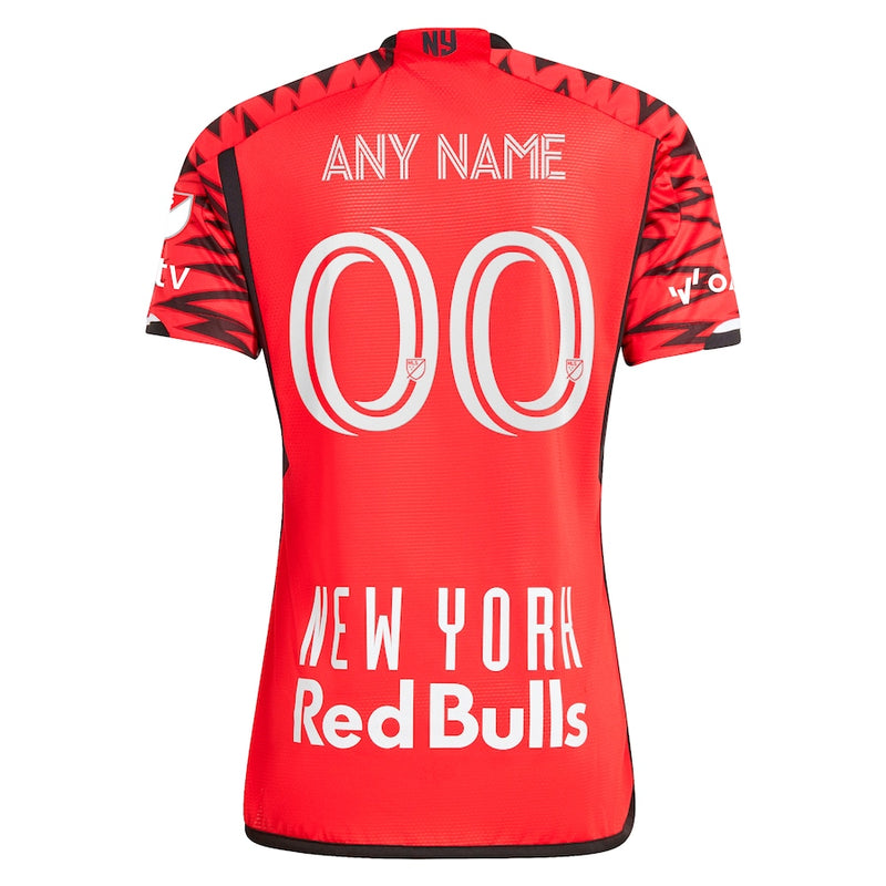 New York Red Bulls adidas 2024 Legacy Authentic Custom Jersey – Red