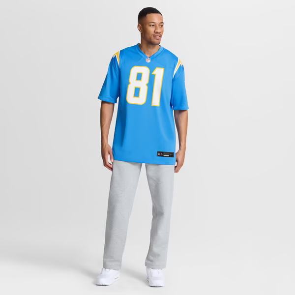 Patrick Herbert Los Angeles Chargers Nike Team Game Jersey - Powder Blue