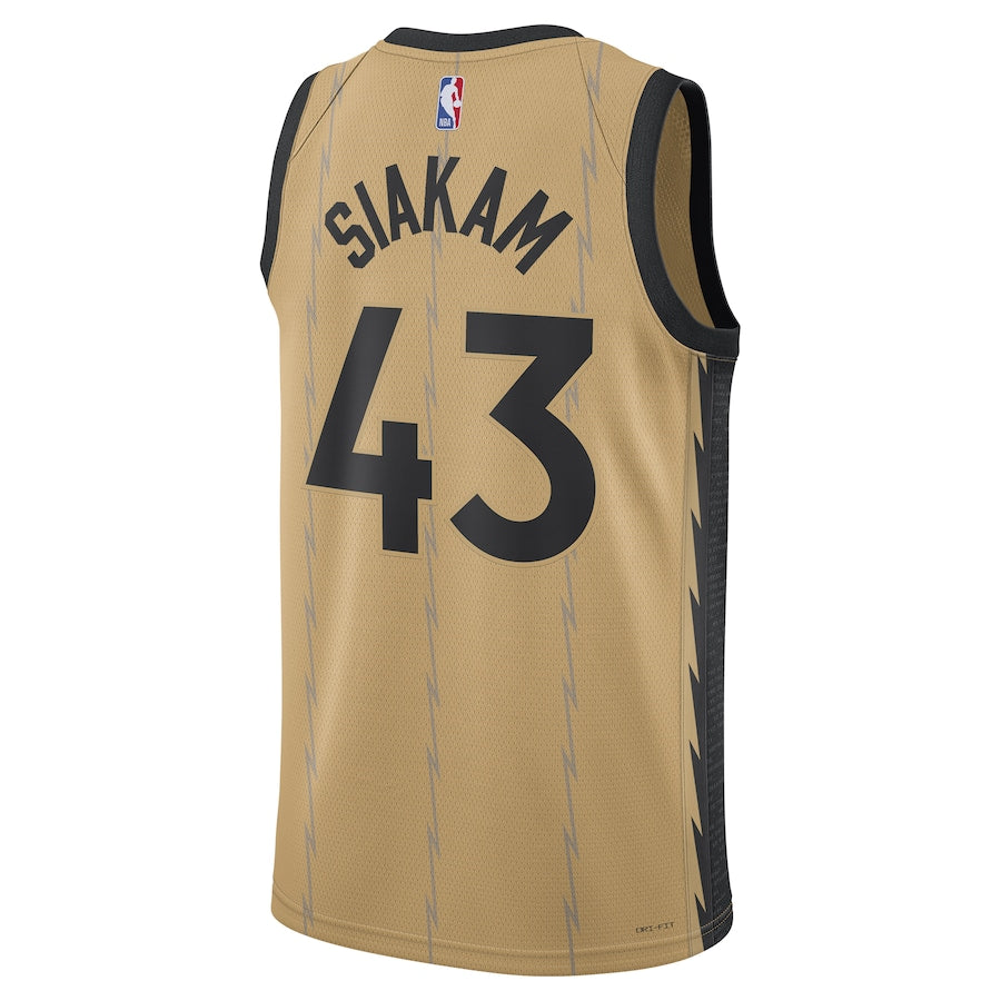 Pascal Siakam Toronto Raptors Nike Unisex 2023/24 Swingman Jersey - Gold - City Edition - Jersey Teams World