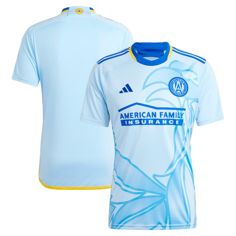 Atlanta United FC adidas 2024 The Resurgens Kit  Jersey - Light Blue