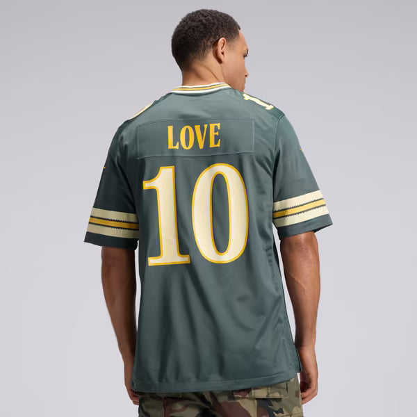 Jordan Love Green Bay Packers Nike 2026 Rivalries Collection Game Jersey - Green